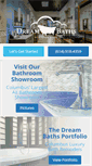 Mobile Screenshot of dreambathsremodeling.com